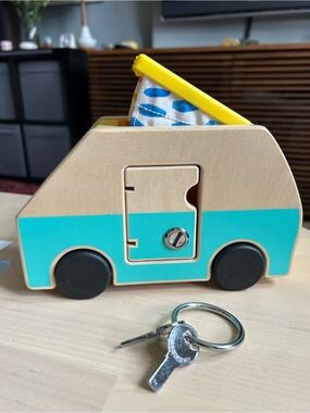 Lovevery camper van with keys